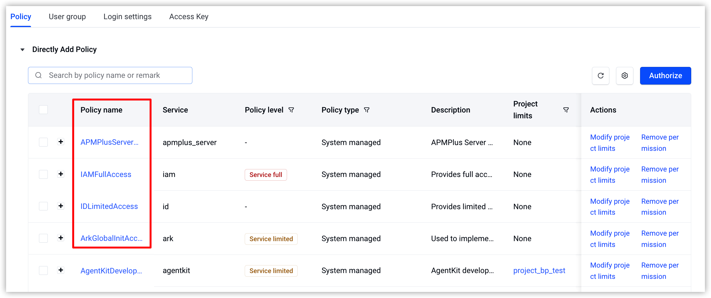 Granting AgentKit permissions to IAM users--AgentKit-Byteplus